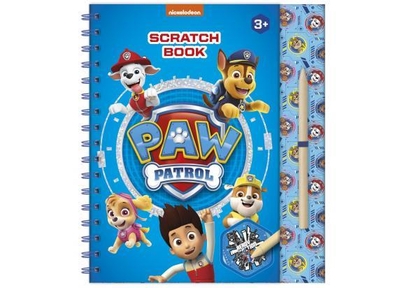 PAW Patrol Totum vakantie doeboek scratch art luxe kraskaarten- en kleurboek - 21 x 23,5 cm A5 harde kaft
