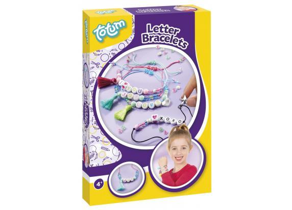 Totum 4 letter armbandjes maken - creatief speelgoed - cadeau tip