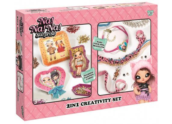 Totum - Na Na Na Surprise Na! Na! Na! Surprise 2-in-1 Creativity Set