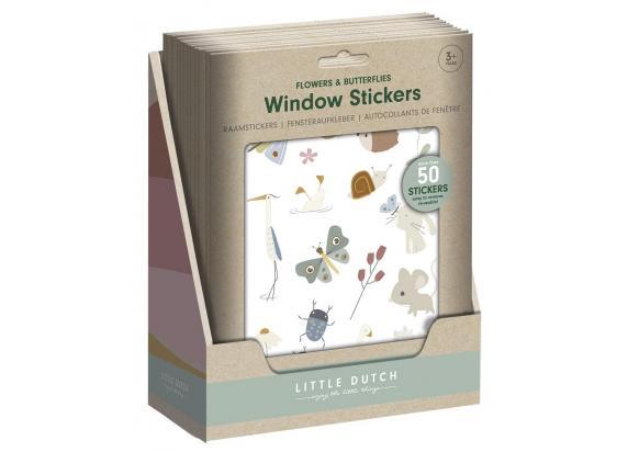 Little Dutch Flowers & Butterflies Raamstickers