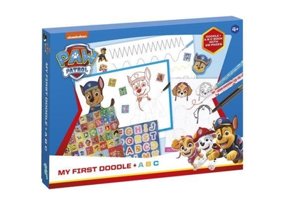 PAW Patrol Totum educatief speelgoed - ABC teken en schrijfset my first doodle - leren tekenen en schrijven hand lettering creatief