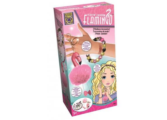 Small World Fluffn' Fashion Flamingo mode set