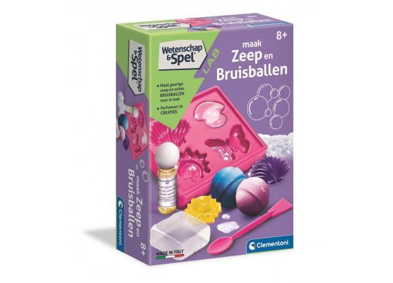 Clementoni - Wetenschap en Spel Wetenschap & Spel - Maak Zeep en Bruisballen