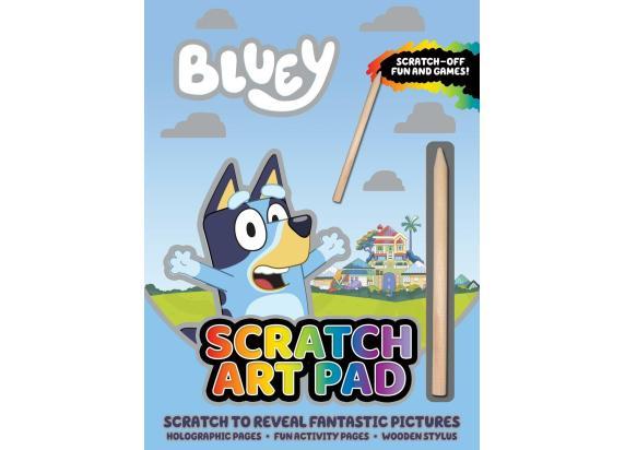 - BLUEY Bluey Scratch Art Pad