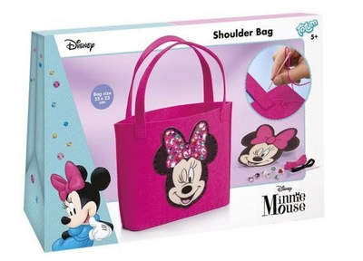 Totum Disney Minnie Mouse DIY schoudertas maken en versieren - vilt -  DIY fashion knutselen