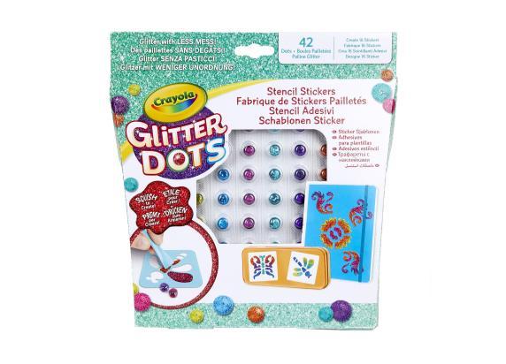 Crayola Glitter Dots Sticker Sjablonen