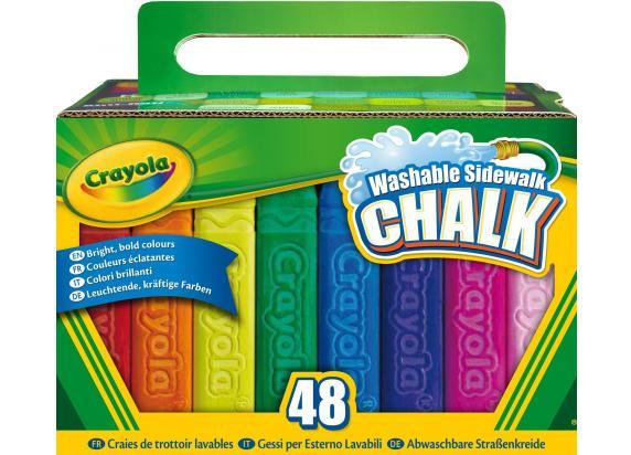 Crayola Crayola Afwasbaar stoepkrijt 48st