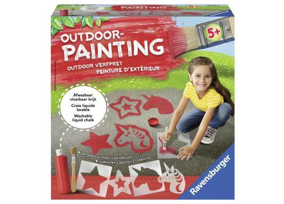 Ravensburger Outdoor tekenen Unicorn rood