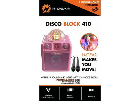 N-Gear N-Gear Disco Block 410 Bluetooth Roze