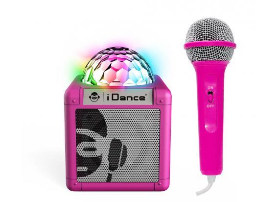 iDance iDance Mini Cube Sing 100 Bluetooth Roze