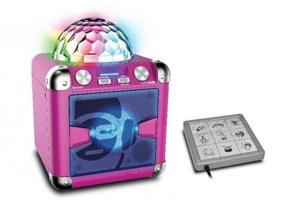 iDance iDance BC-5L Bluetooth Party Disco Cube Roze