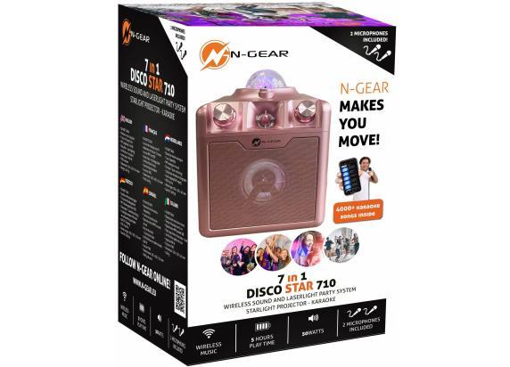 N-Gear N-Gear Disco Star 710 Bluetooth Roze