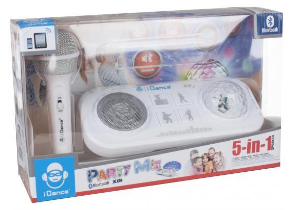 iDance iDance Bluetooth Party Box Karaokeset Wit