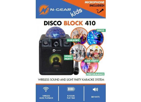 N-Gear N-Gear Disco Block 410 Bluetooth Zwart