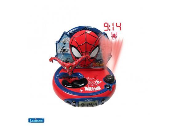 Lexibook - Spider-Man Spider-Man klokradio met figuur en projector