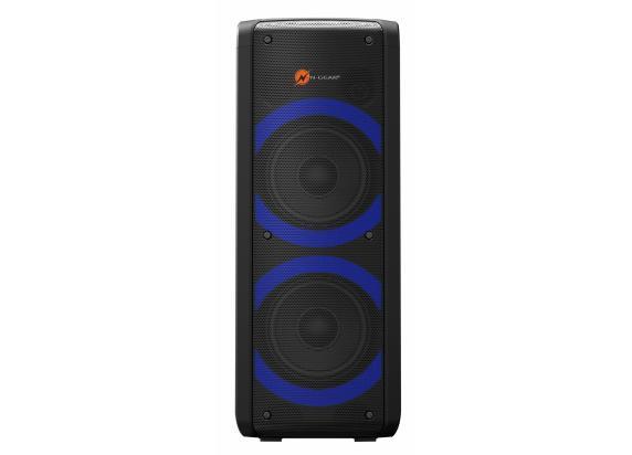 N-GEAR LGP 72 - Karaoke Set - Bluetooth Party Speaker - Party Box met Microfoon - Zwart