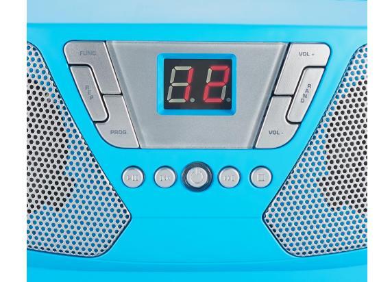 Bigben CD60BL - Draagbare Radio CD-Speler met 400 Stickers - Blauw