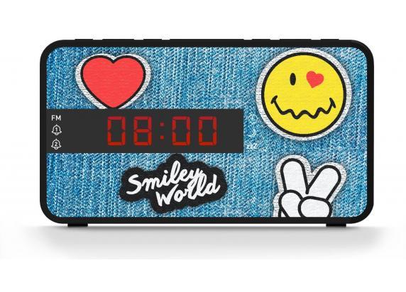 BigBen Interactive Wekkerradio Led Display Smiley