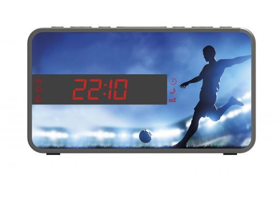 BigBen Interactive Wekkerradio Led Display Voetbal