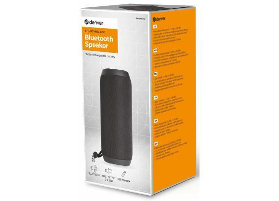 Denver Denver BTS-110NR Black Draadloze Bluetooth Speaker