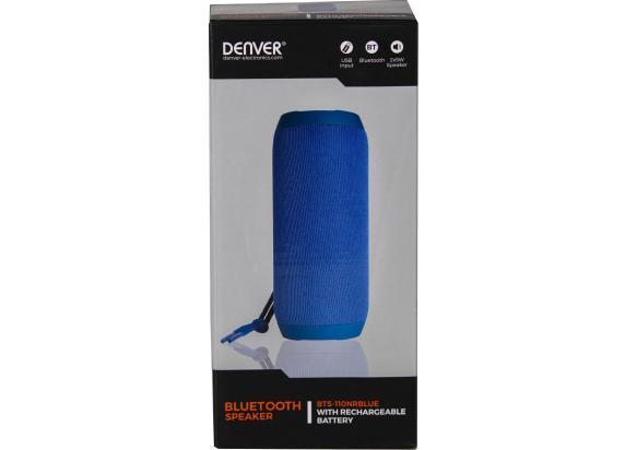 Denver BTS-110 - Draadloze bluetooth speaker met radio - Blauw