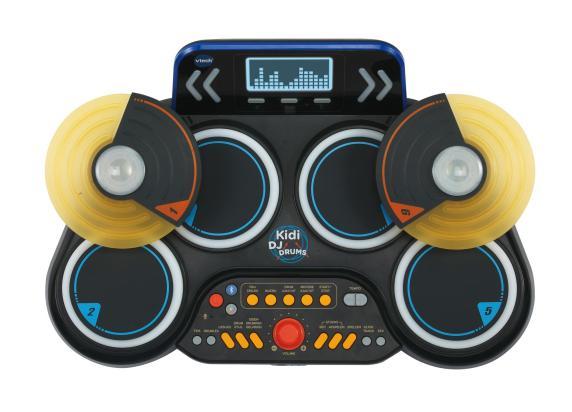 VTech Kidi DJ Drums - Interactief Speelgoed - Stimuleert Creativiteit - Inclusief Opname Functie & Bluetooth - Speelgoed vanaf 6 Jaar