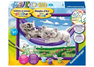 Ravensburger Kittens in de hangmat