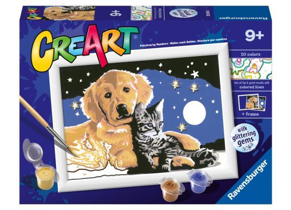 Ravensburger CreArt Stargazing Sweetness - Schilderen op nummer voor kinderen