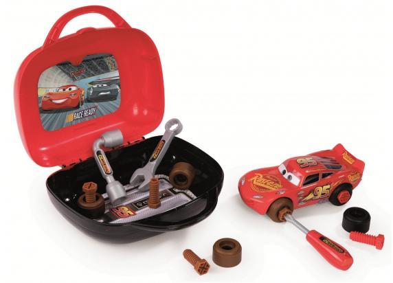 Smoby - Cars Cars Race Ready gereedschapskoffer met Bliksem McQueen