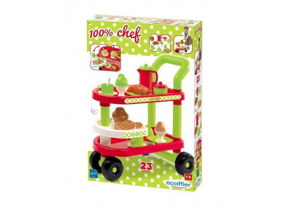 Ecoiffier 100% Chef Dessert Trolley