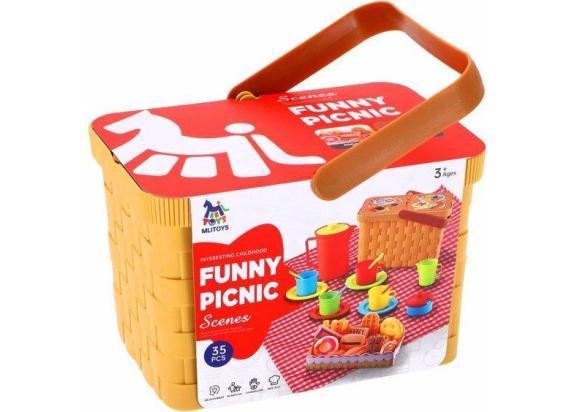 Funny Picnic Bio Picnic Basket picnicmand 35-delig