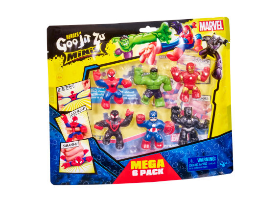 Heroes Of Goo Jit Zu Marvel Minis Mega 6-Pack