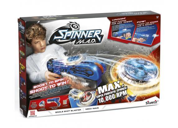 Silverlit - Spinner M.A.D. Spinner M.A.D. Single Shot Blaster blauw