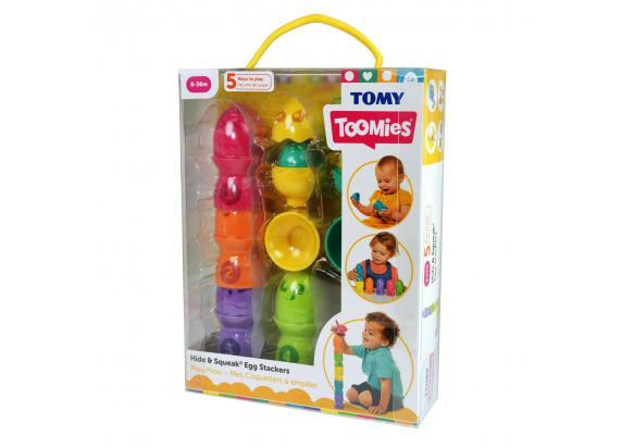 Tomy Hide & Squeak Egg Stackers