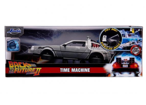 Jada Toys - Time Machine Back to the Future 2 1:24 - Die-cast - Vanaf 8 jaar - Speelgoedvoertuig