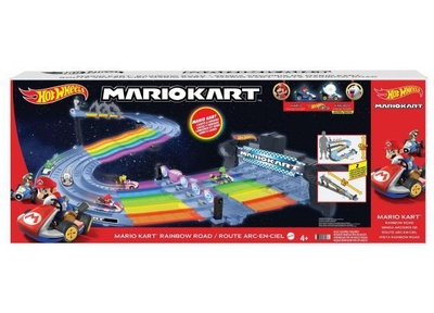 Hot Wheels Mario Kart Regenboog Raceset Speelset