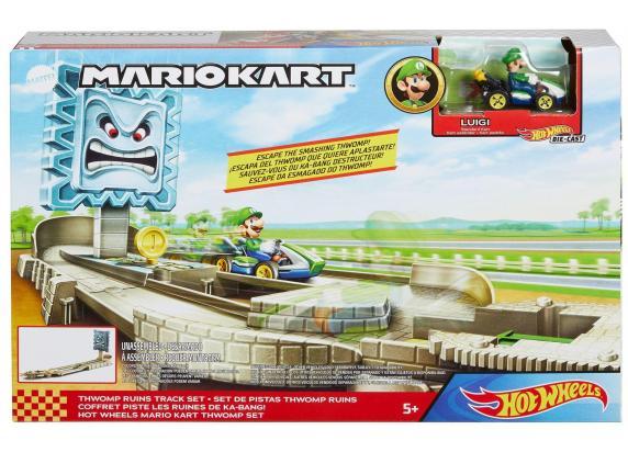 Hot Wheels - Super Mario Bros Hot Wheels Mario Kart Thwomp Ruines Baanset