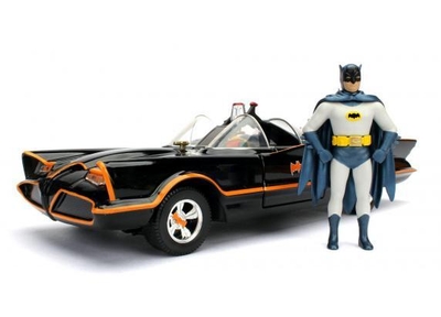 Jada Toys - Batman 1966 Classic Batmobile 1:24 - Die-cast - Vanaf 8 jaar - Speelgoedvoertuig