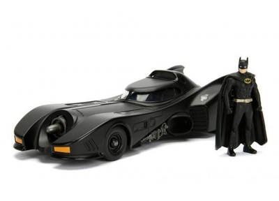 Jada Toys - Batman en Batmobile 1989 - Schaal 1:24 - Die-cast - Vanaf 8 jaar - Speelgoedvoertuig