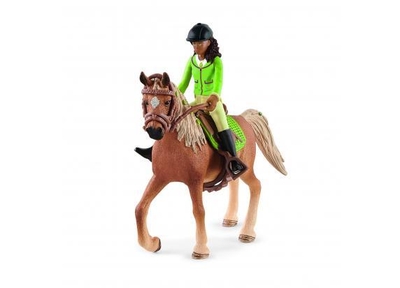 schleich HORSE CLUB - Speelfigurenset - Sarah & Mystery - Kinderspeelgoed voor Jongens en Meisjes - 5 tot 12 jaar - 42542