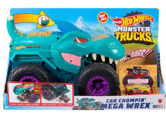 Hot Wheels - Monster Trucks Hot Wheels Monster Truck Car Chompin Mega-Wrex