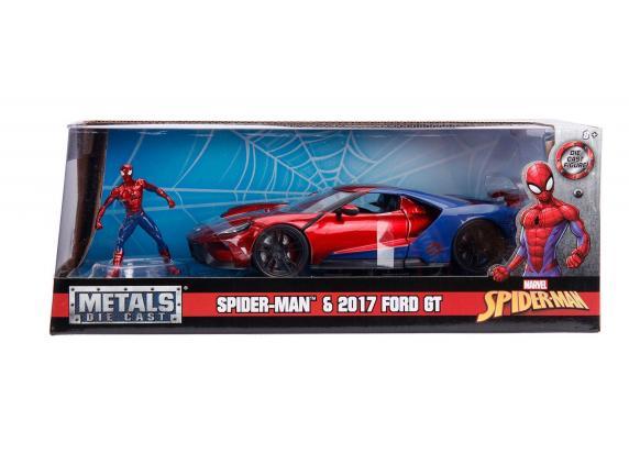 Jada Toys - Marvel Spiderman 2017 Ford GT 1:24