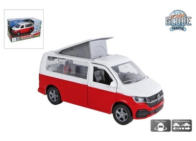 Kids Globe VW Transporter Camper Die-Cast Pull Back, 13,5cm