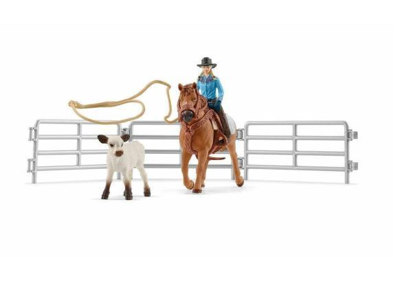 Schleich - Farm World Schleich Farm World 42577 Lassovangst met Cowgirl