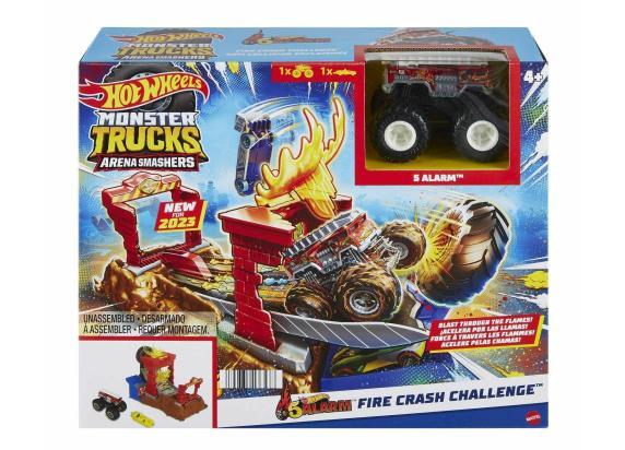 Hot Wheels - Monster Trucks Hot Wheels Monster Trucks Arena Smashers Fire Crash Challenge