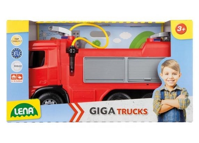 Lena GIGA TRUCKS Ride-on Brandweerwagen Mercedes-Benz Actros 66cm