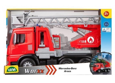 Lena Worxx Mercedes-Benz Arocs Brandweerladderwagen 48cm