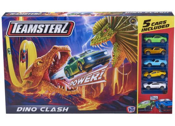 - Teamsterz Teamsterz Dino Clash speelset met 5 auto's