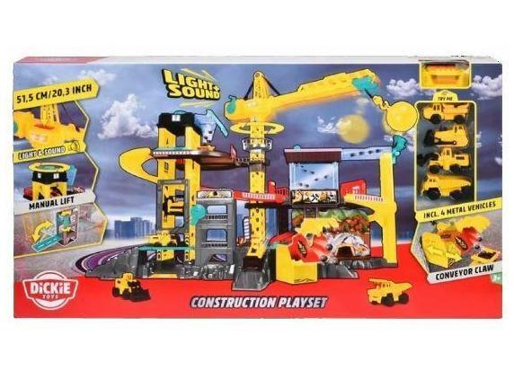 Dickie Construction Playset bouwwerf met licht & geluid