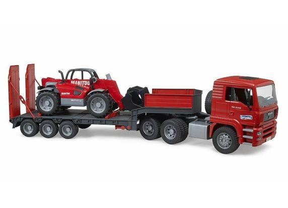 Bruder MAN TGA vrachtwagen met Manitou MLT 633